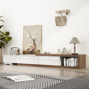 Extendable TV Stand with 3 Drawers for 82-120 Inch TV