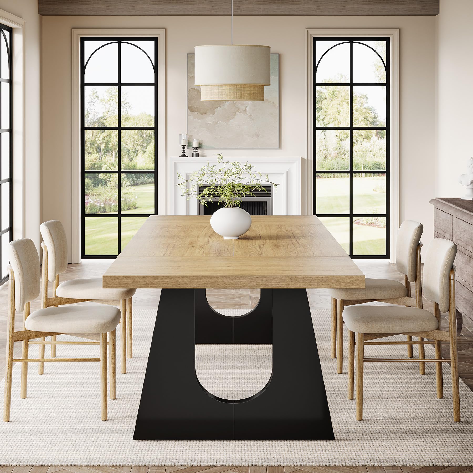 Large Dining Table for 6-8 People
