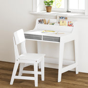 Kids Desk and Chair Set with Storage
