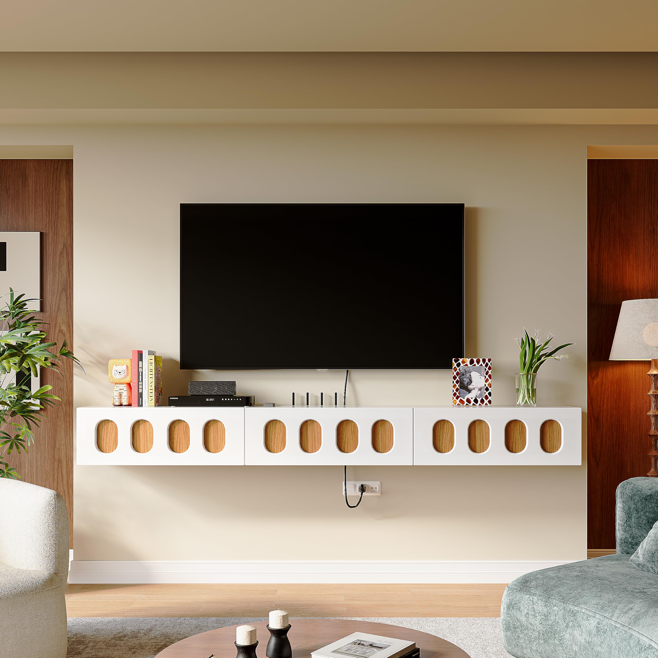 Wall Mounted Floating TV Stand 55 Inch