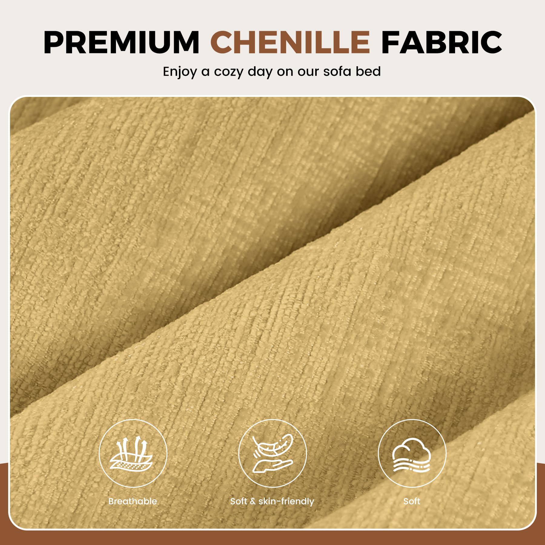 112" Modular Curved Sofa with Deep Seat