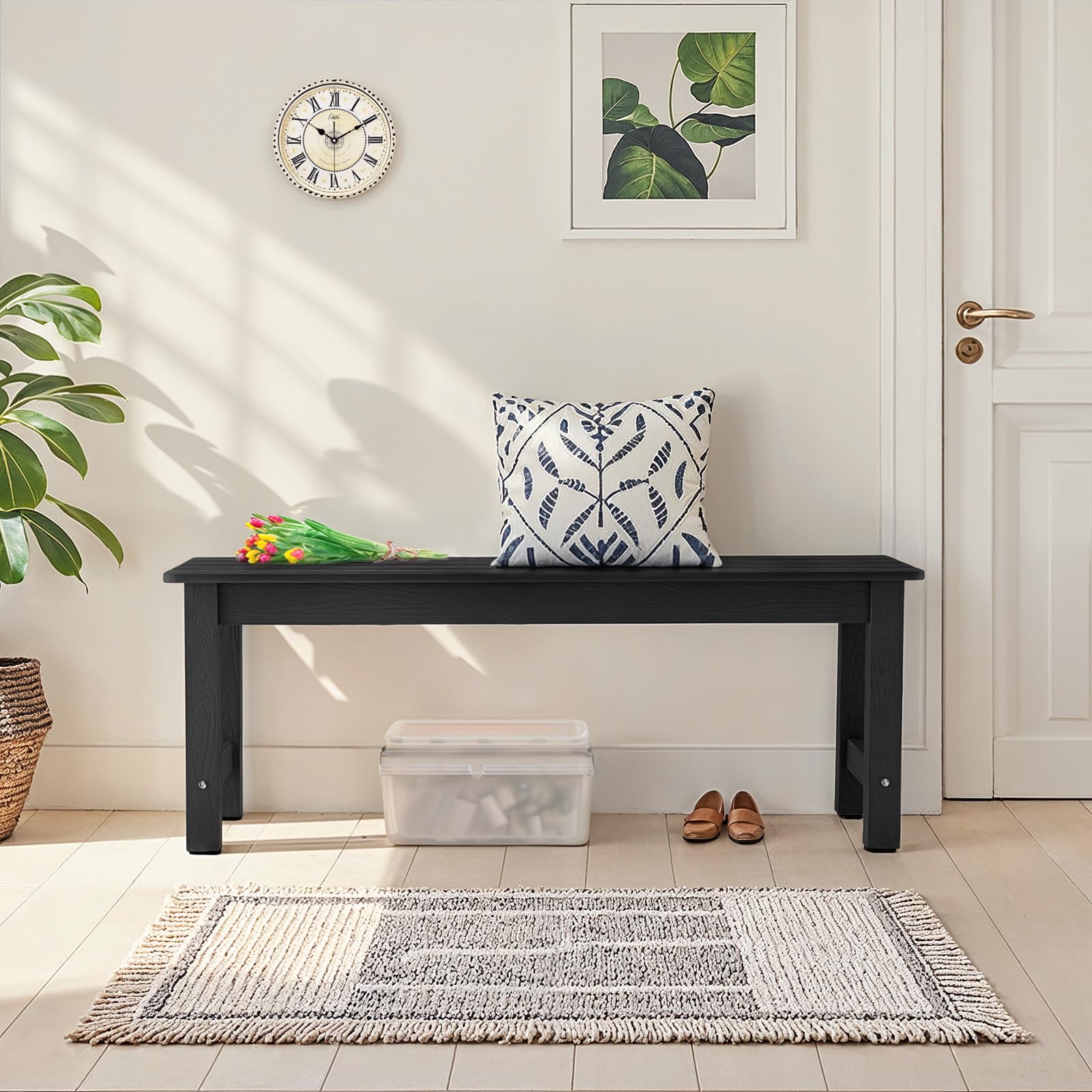 2-Person Weatherproof Outdoor Bench