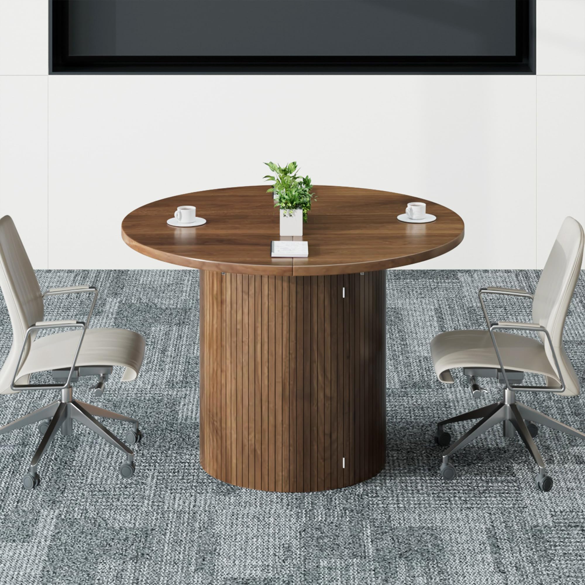 Extendable Conference Table with Storage