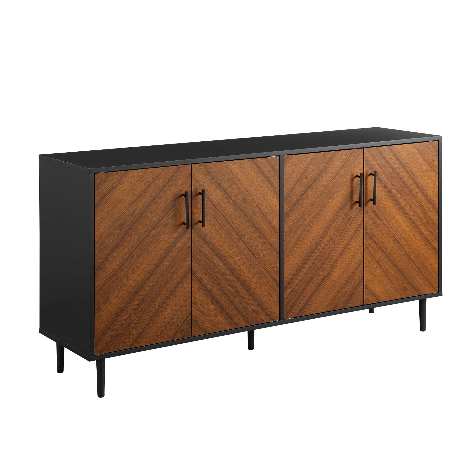 58-Inch Bookmatch Buffet Sideboard with Storage