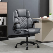 Ergonomic Mid Back Office Chair with Flip-Up Arms