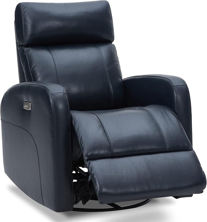 Power Swivel Glider Recliner Chair with Adjustable Headrest