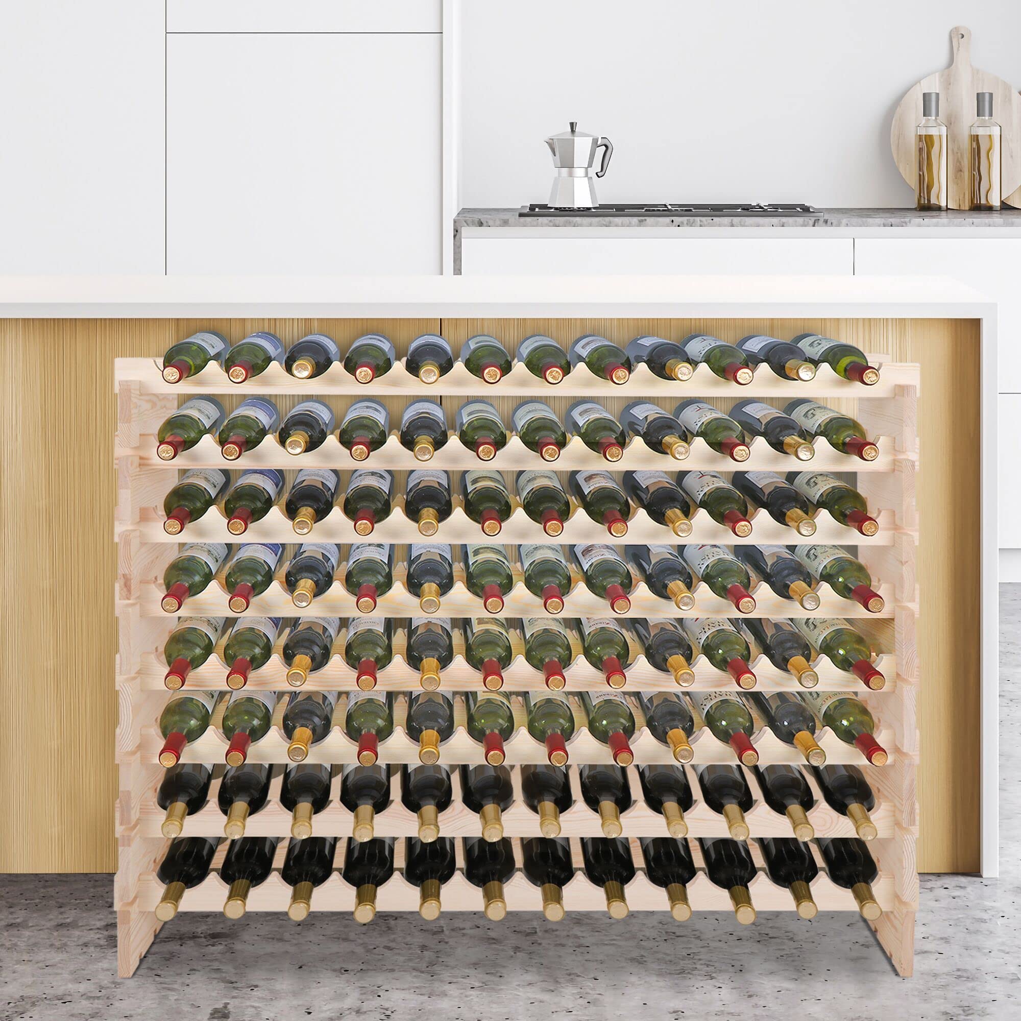 96 Bottle Modular Wine Rack