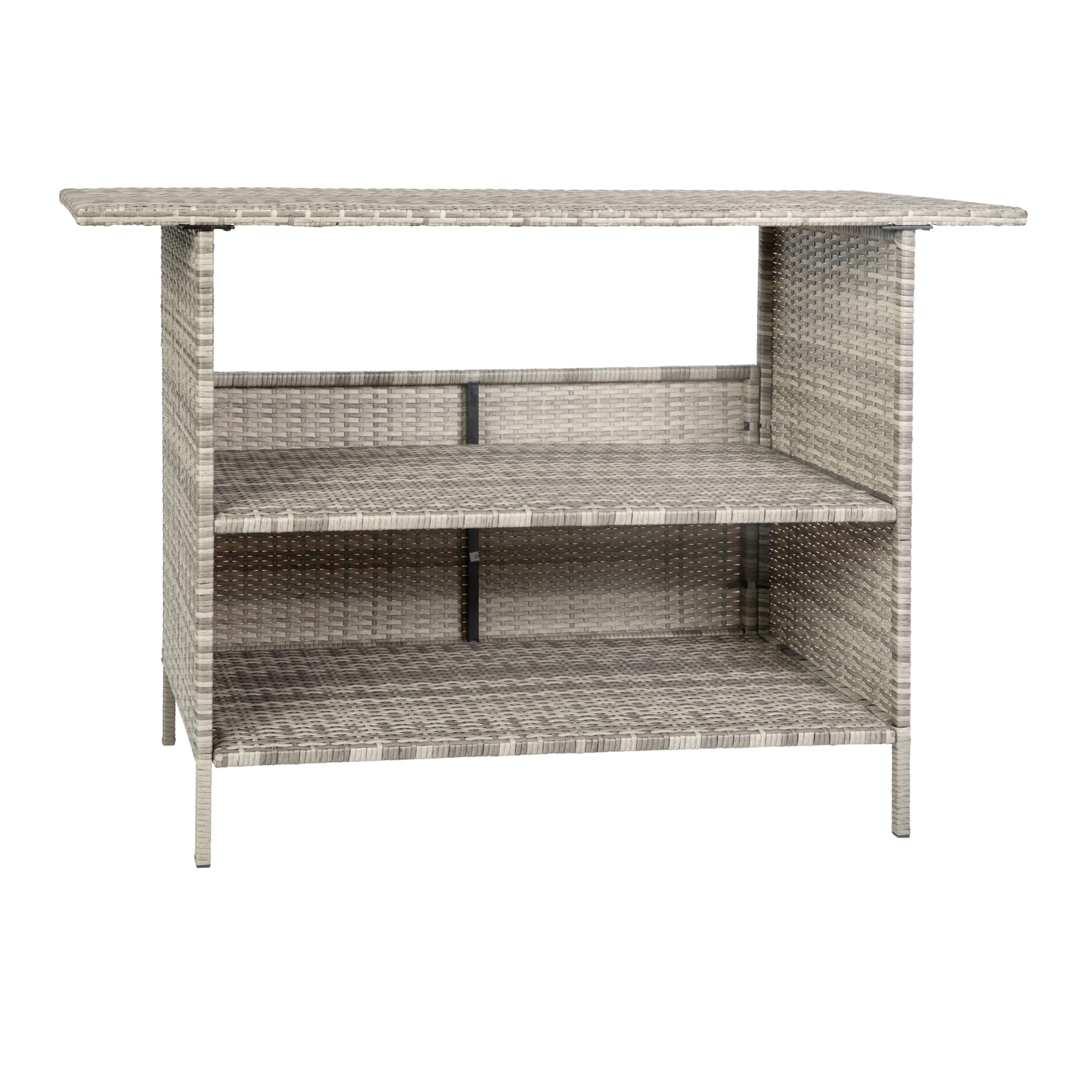 Indoor/Outdoor Wicker Rattan Bar Counter Table