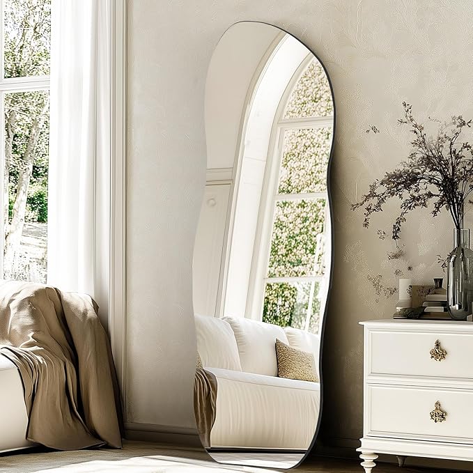 Full Length Irregular Wave Mirror 63x24