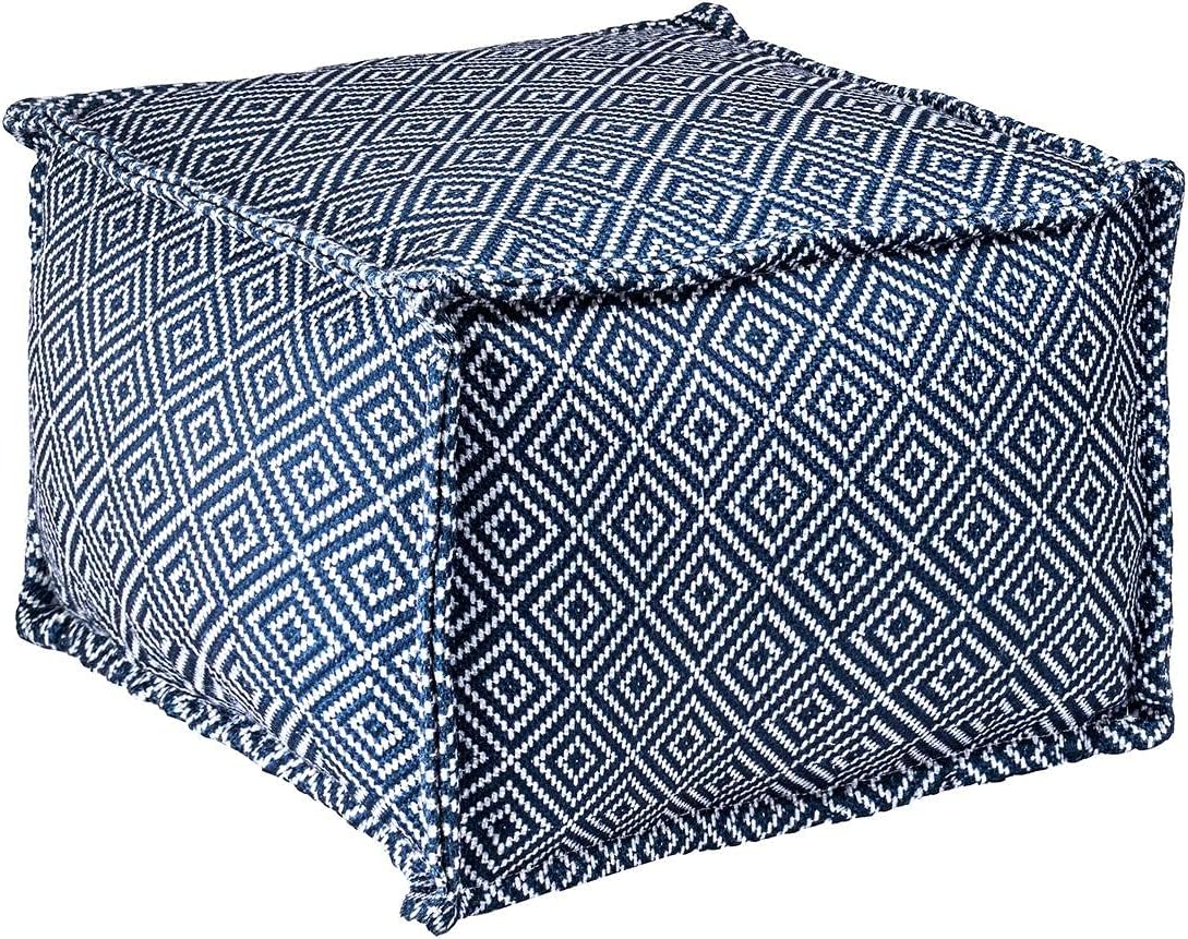 Amalfi Aztec Print Indoor/Outdoor Ottoman Pouf
