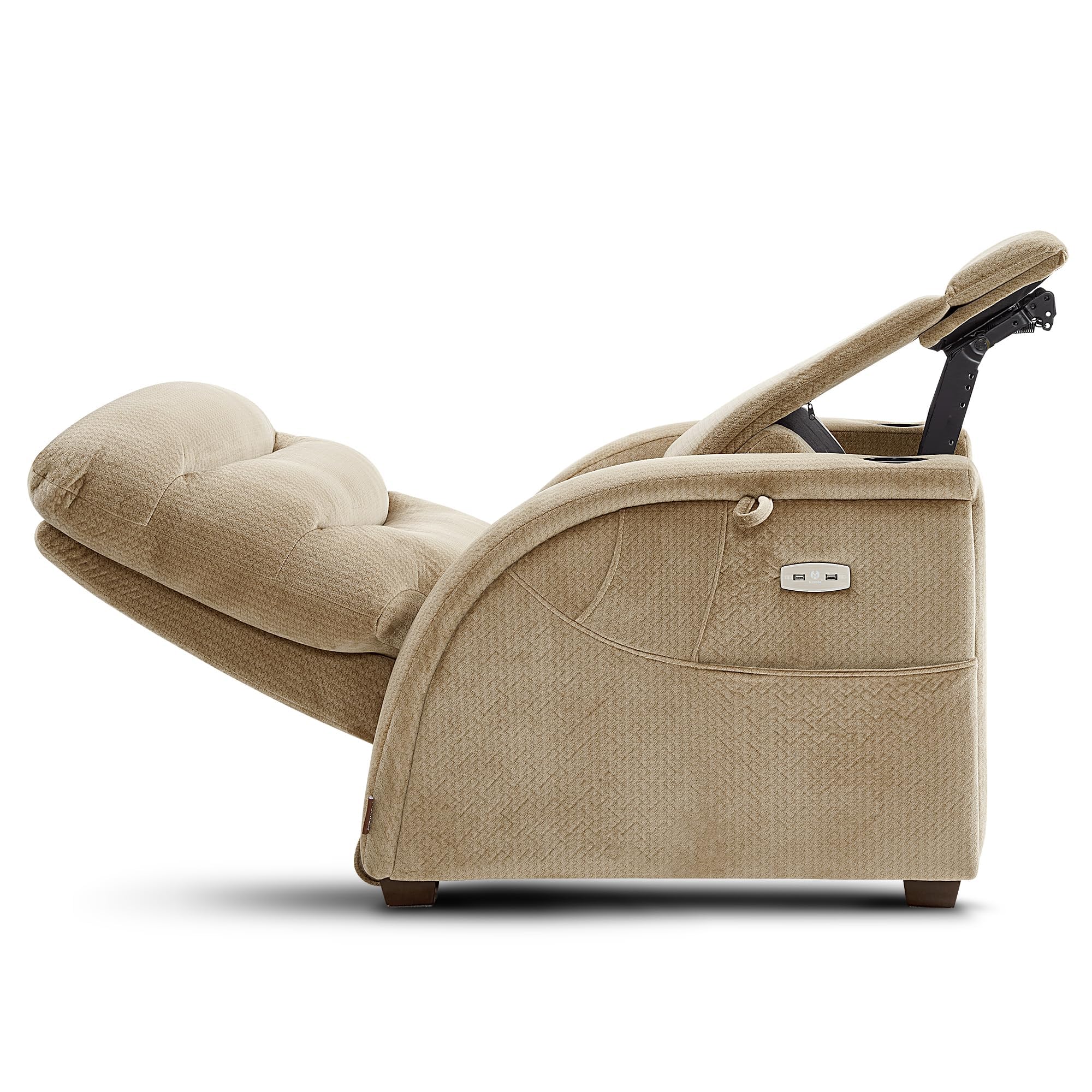 Electric Zero Gravity Recliner with Adjustable Headrest