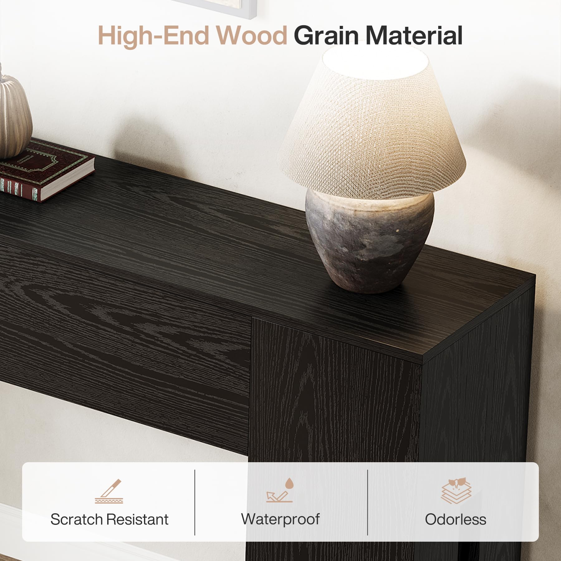 71-Inch Console Table for Entryway