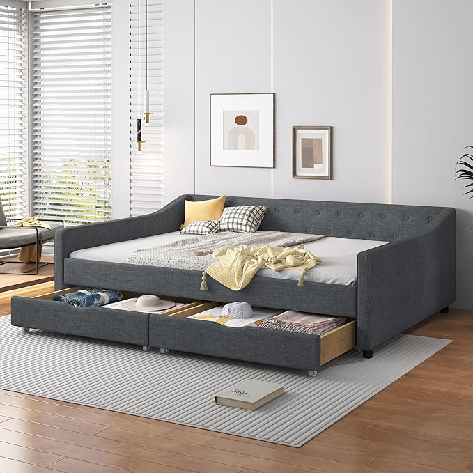 Twin Daybed with Nailhead Trim