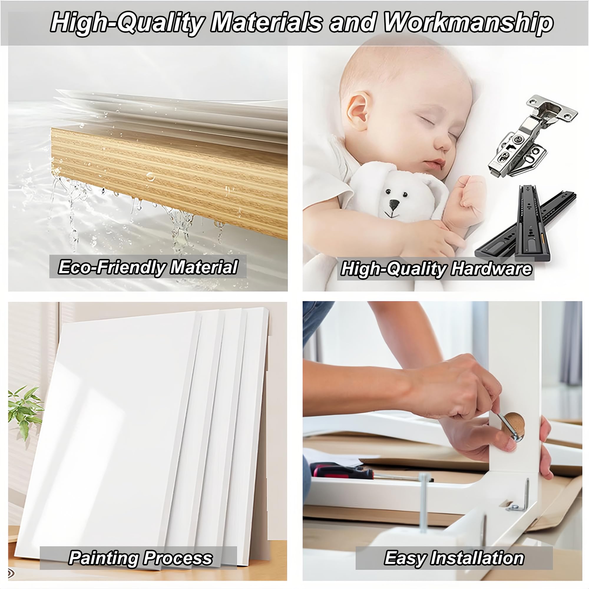 Reception Desk with LED Lighting