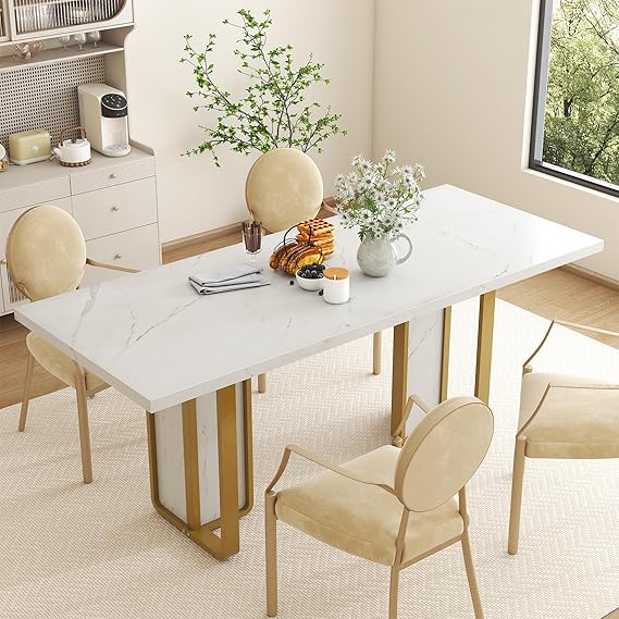 63 Inch Dining Table for 6