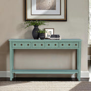 Sadie Long Console Table with 4 Drawers