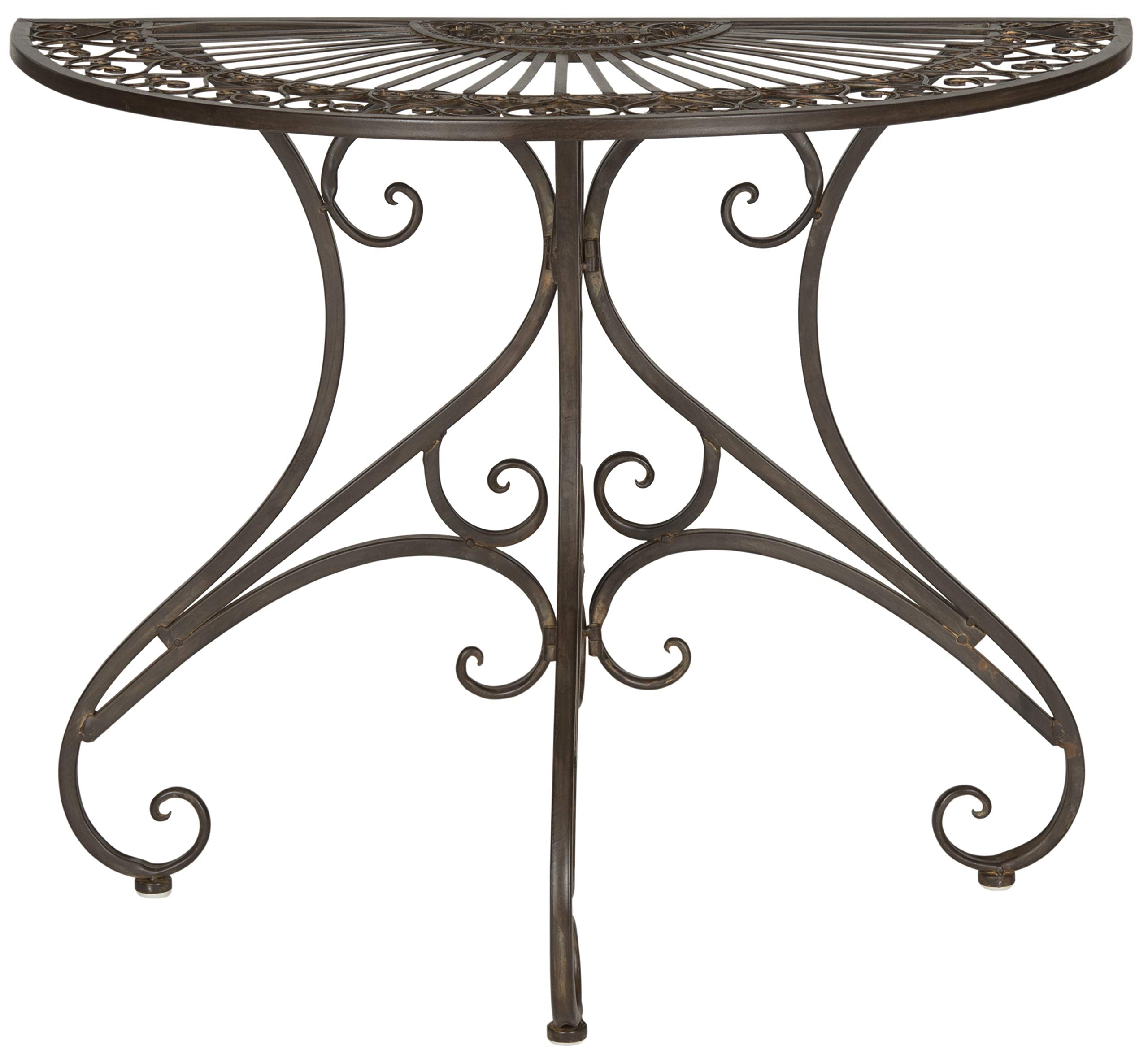 Half-Round Outdoor Accent Table