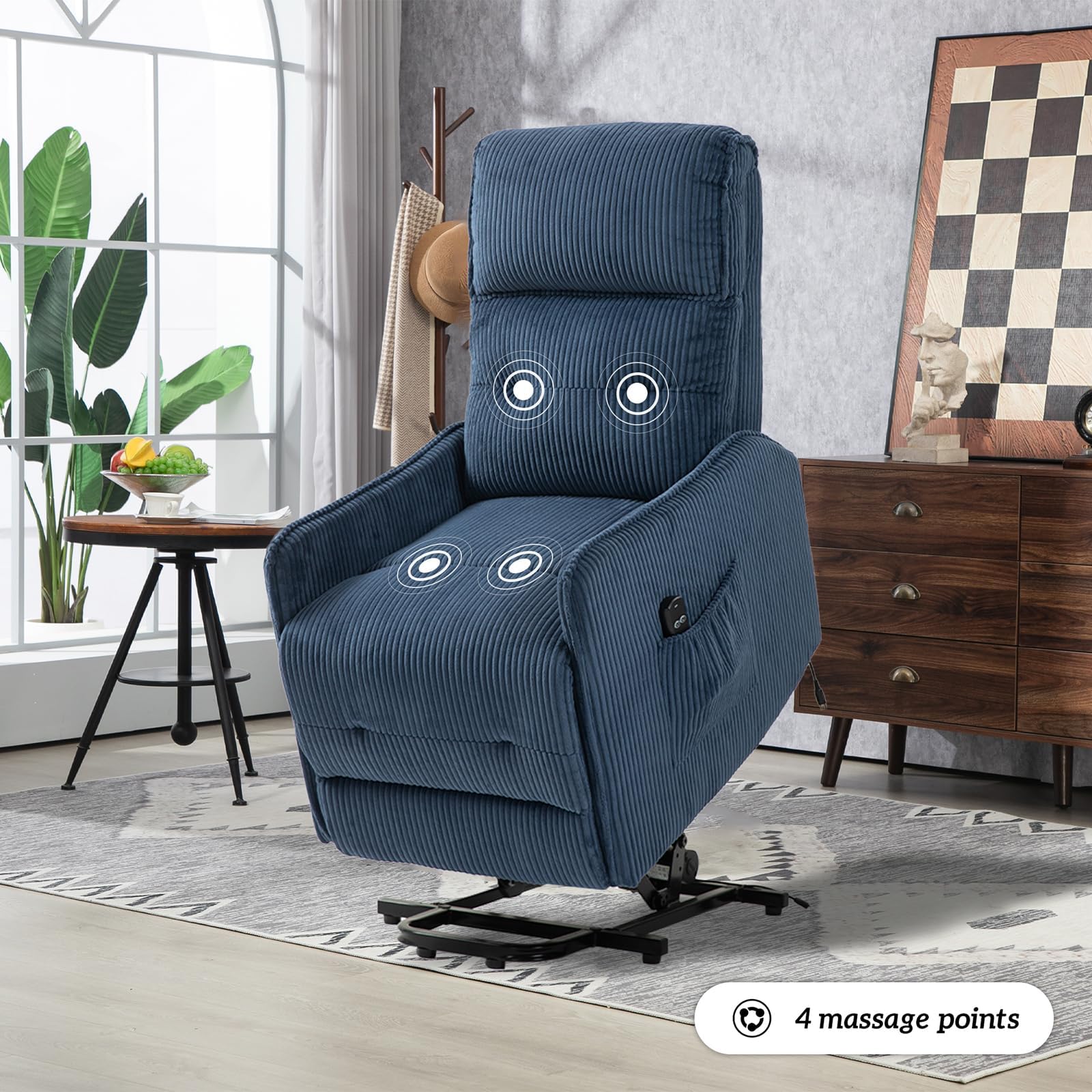 Power Lift Recliner Chair with Heat and Massage