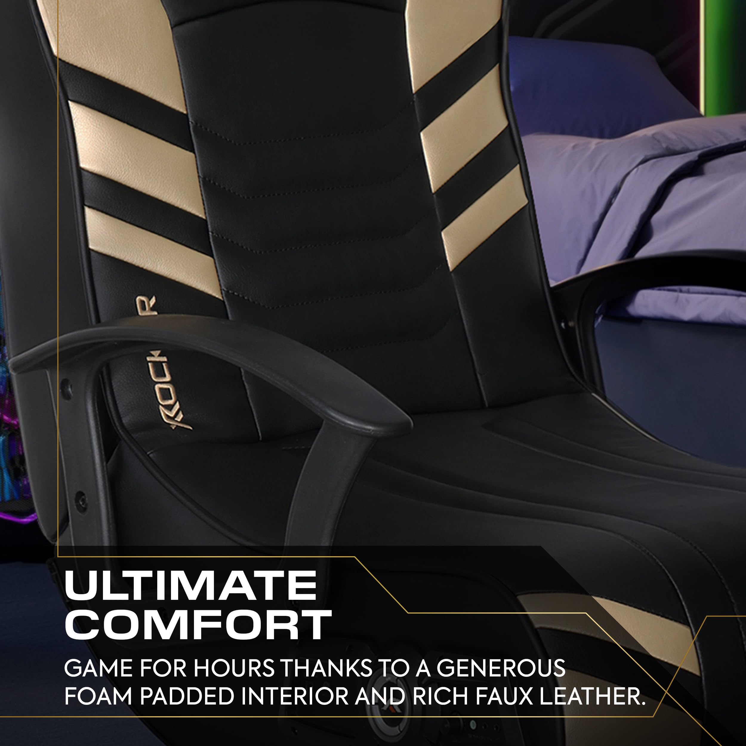 Youth Gaming Chair with Built-in Audio Speakers