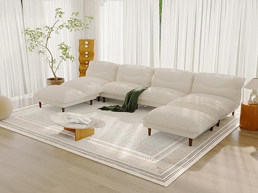 4-in-1 Convertible Futon Sofa Bed with Adjustable Backrest