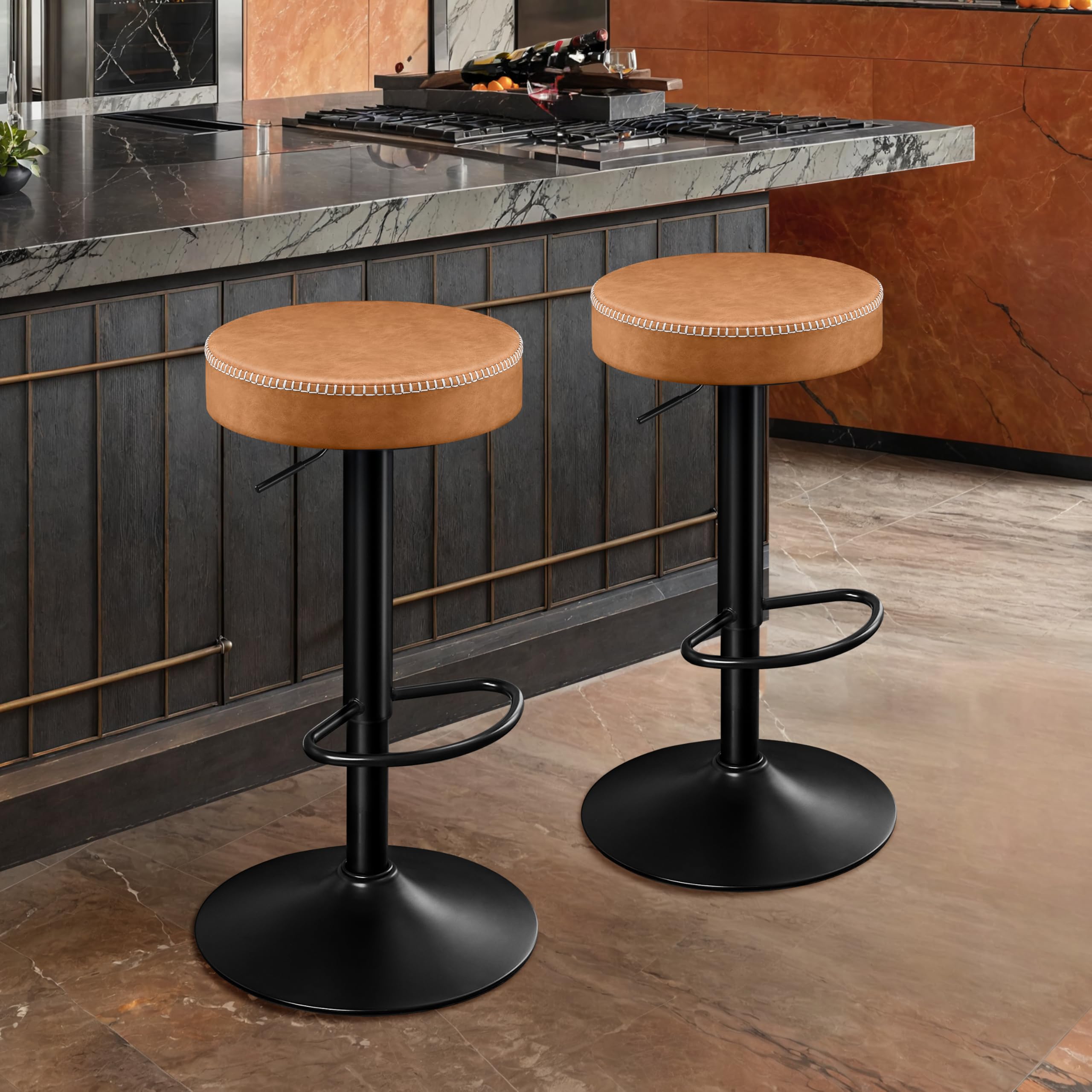 Adjustable Bar Stools Set of 2
