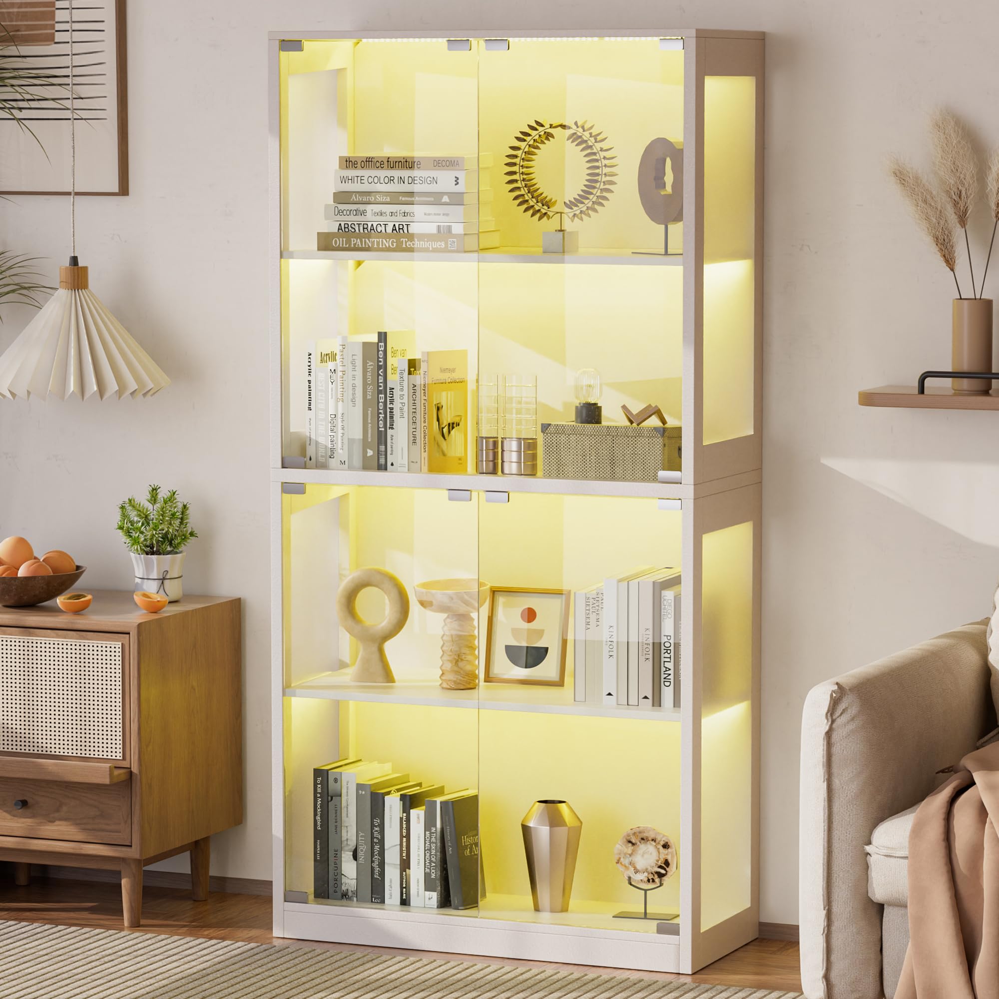 65" RGB Display Cabinet with Glass Doors