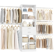 Wall Mount Closet Organizer with Drawers