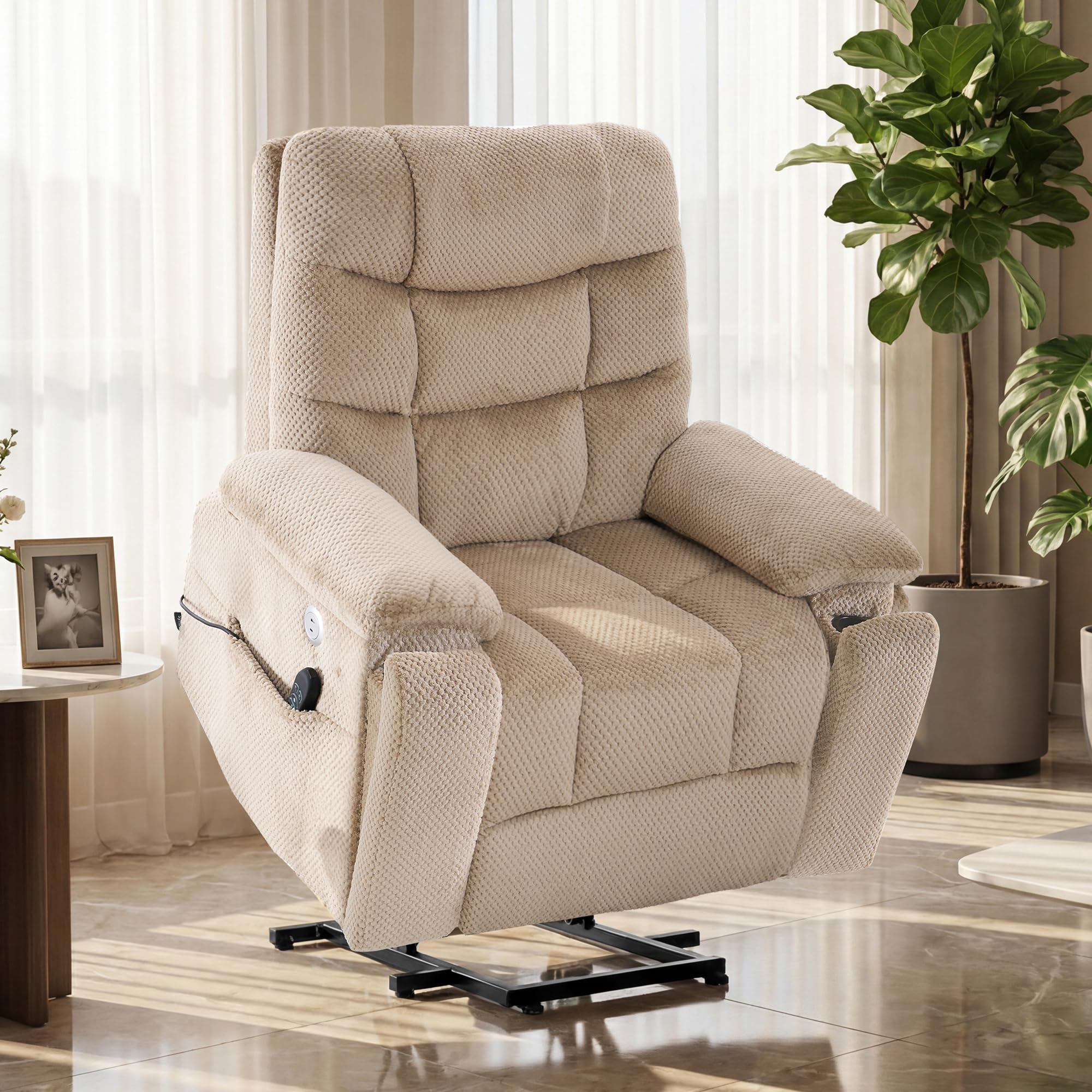 Oversized Dual Motor Power Lift Recliner