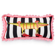Gloria Alligator Lumbar Throw Pillow 11x22