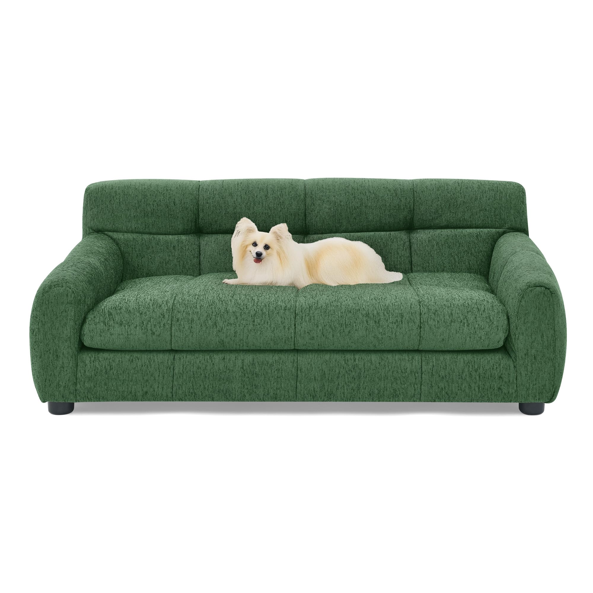 Dog Sofa Bed with Armrests for Medium to Large Dogs