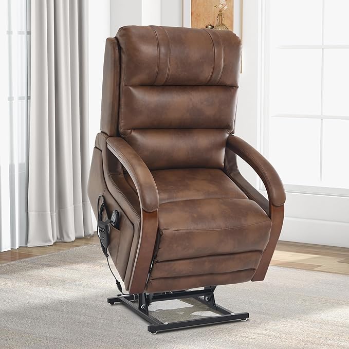 Dual Motor Power Lift Recliner Chair with Massage and Heat