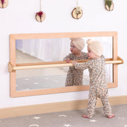 Montessori Baby Mirror with Pull Up Bar
