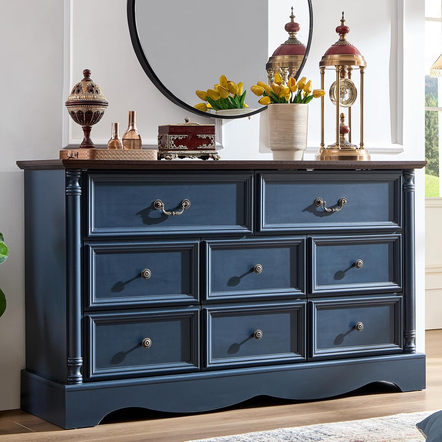 6-Drawer Dresser with Charging Station