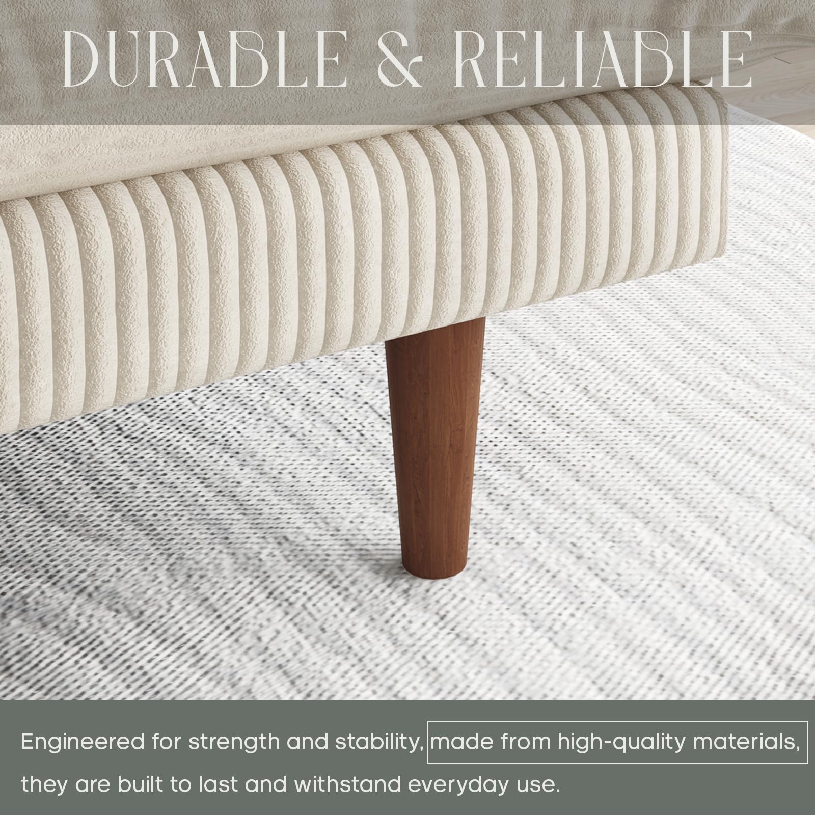 69 Inch Futon Sofa Bed with Adjustable Backrest