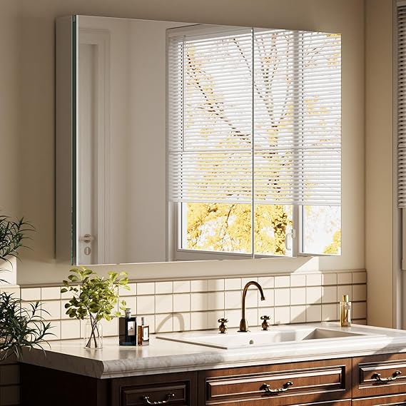 LED Bathroom Medicine Cabinet Mirror 30x32