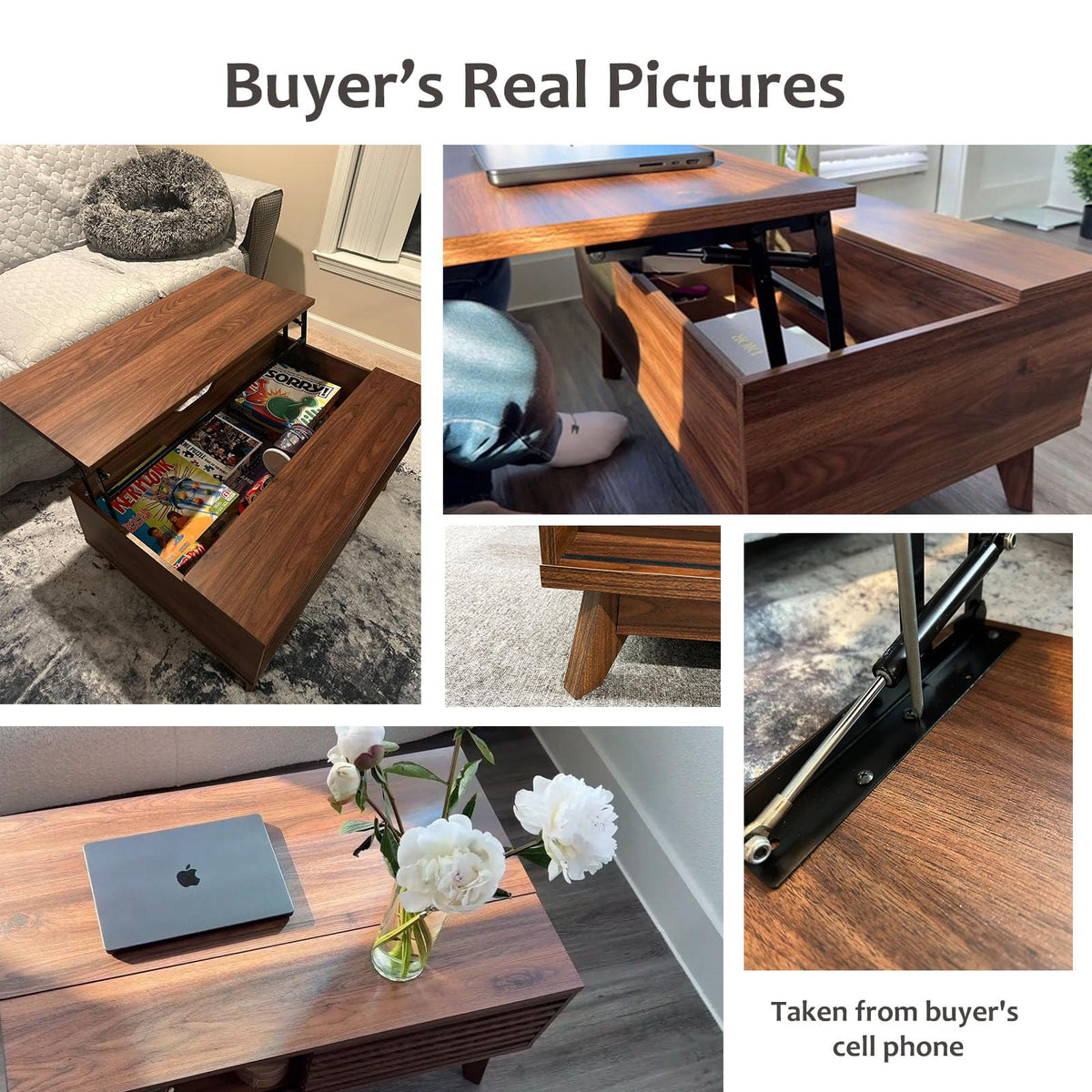 Lift Top Coffee Table with Storage