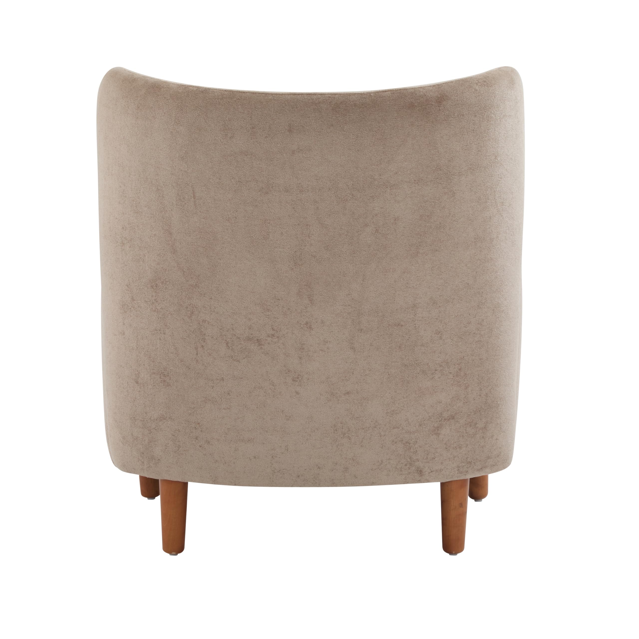 Velvet Wingback Club Chair