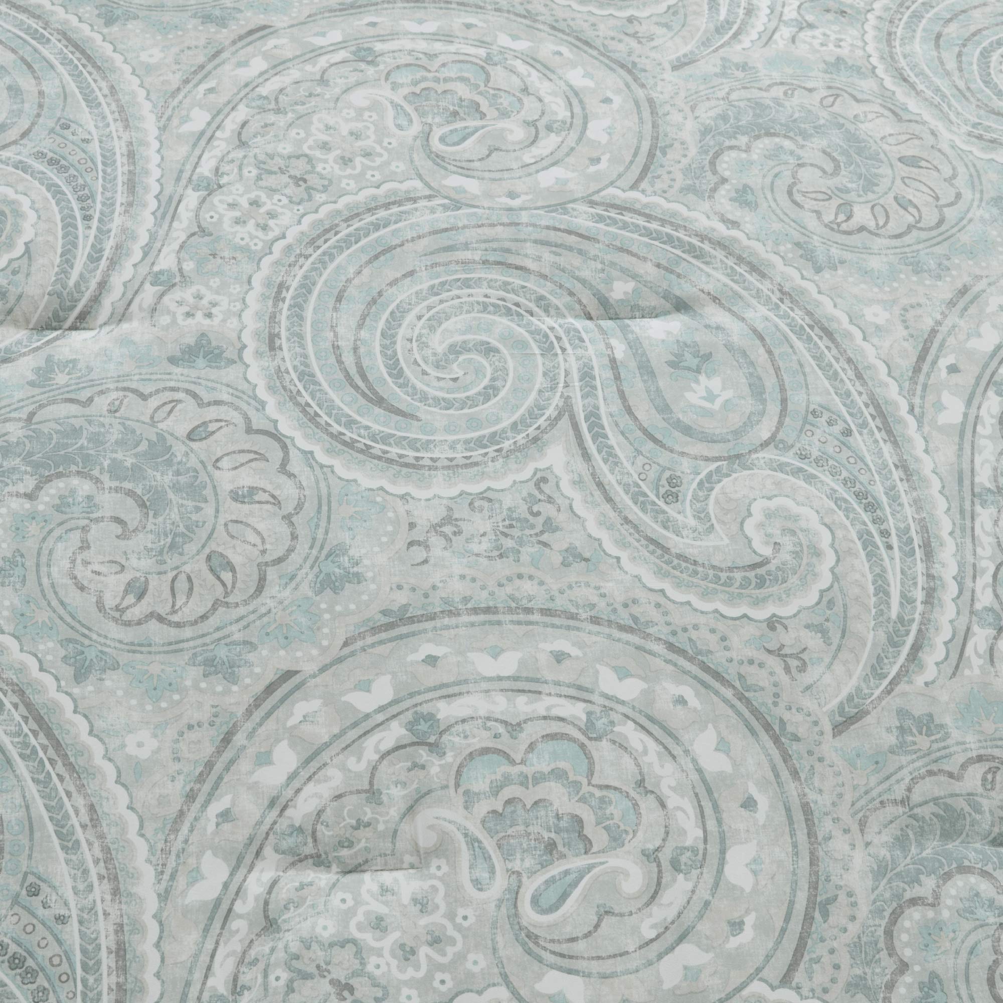 Kashmir Paisley Comforter Set King 8 Piece