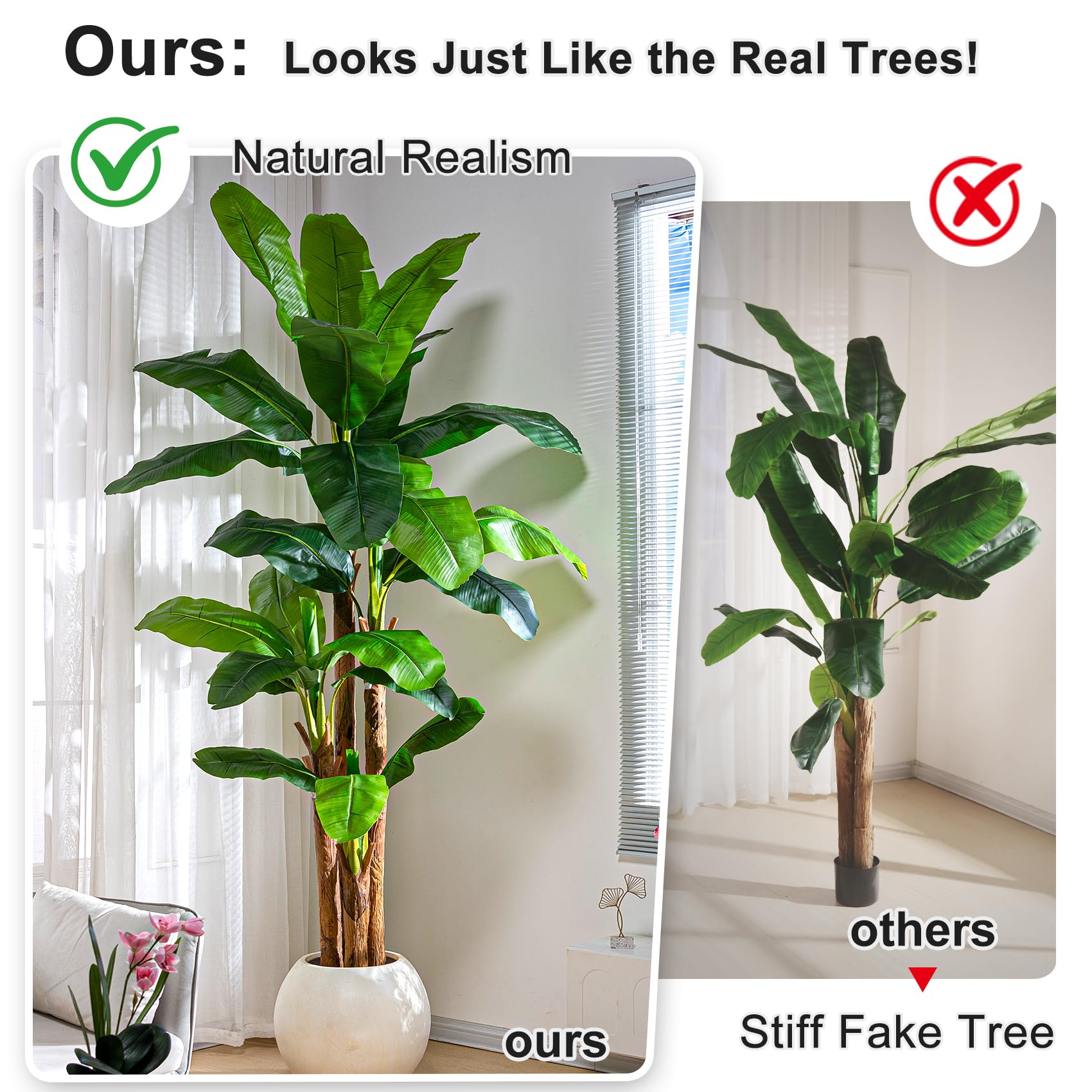 9ft Artificial Banana Tree