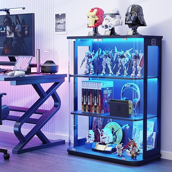 LED Display Cabinet with Glass Door