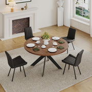 Round Dining Table Set for 4 with Chairs