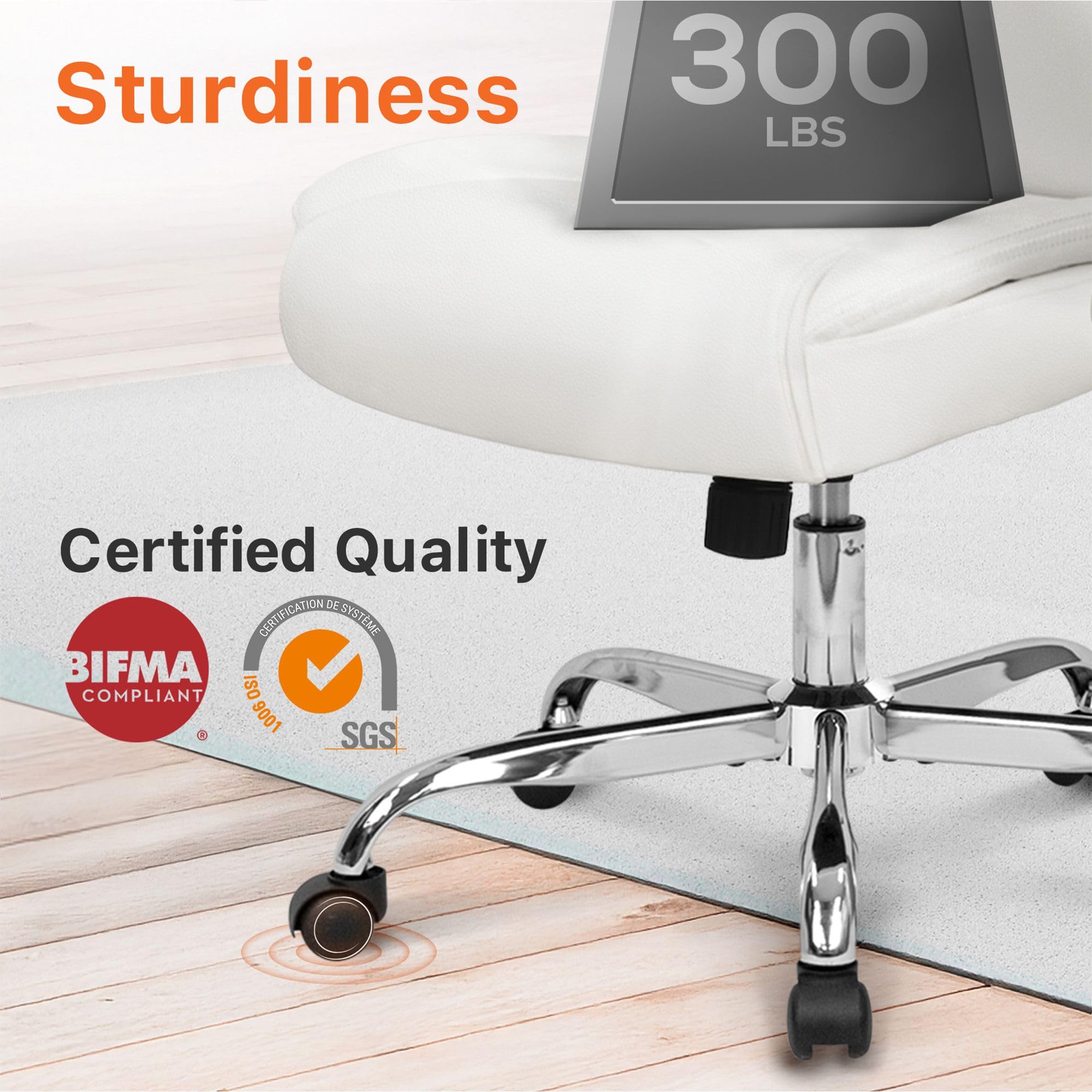 Ergonomic Office Chair with High Back Support