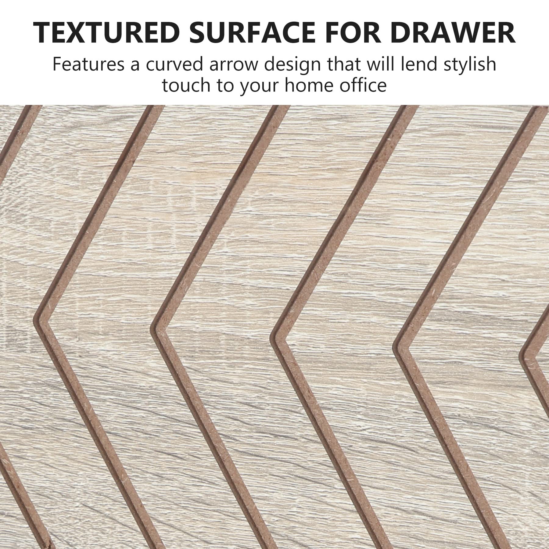 2 Drawer Mobile Lateral File Cabinet with Storage Shelves