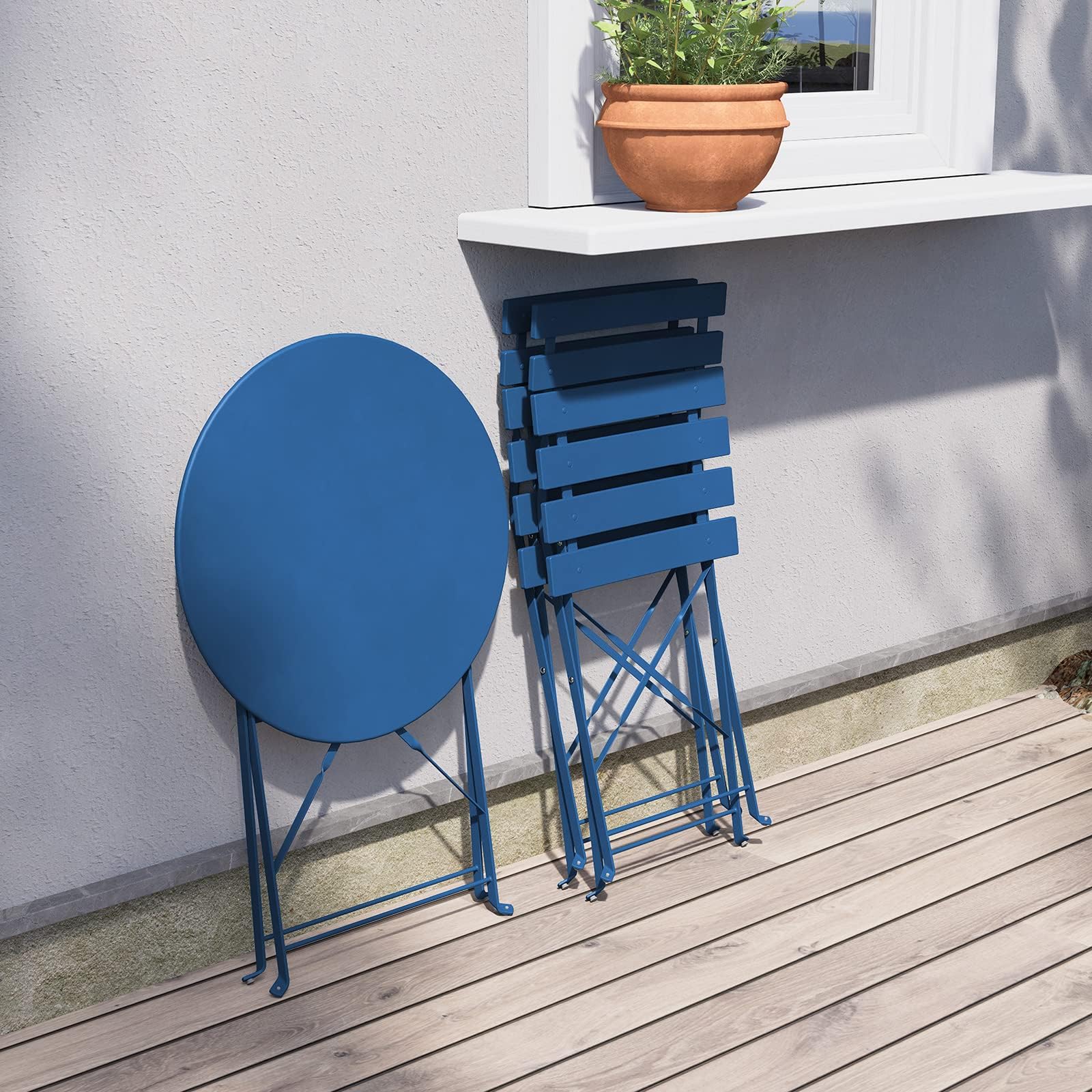 3-Piece Folding Patio Bistro Set