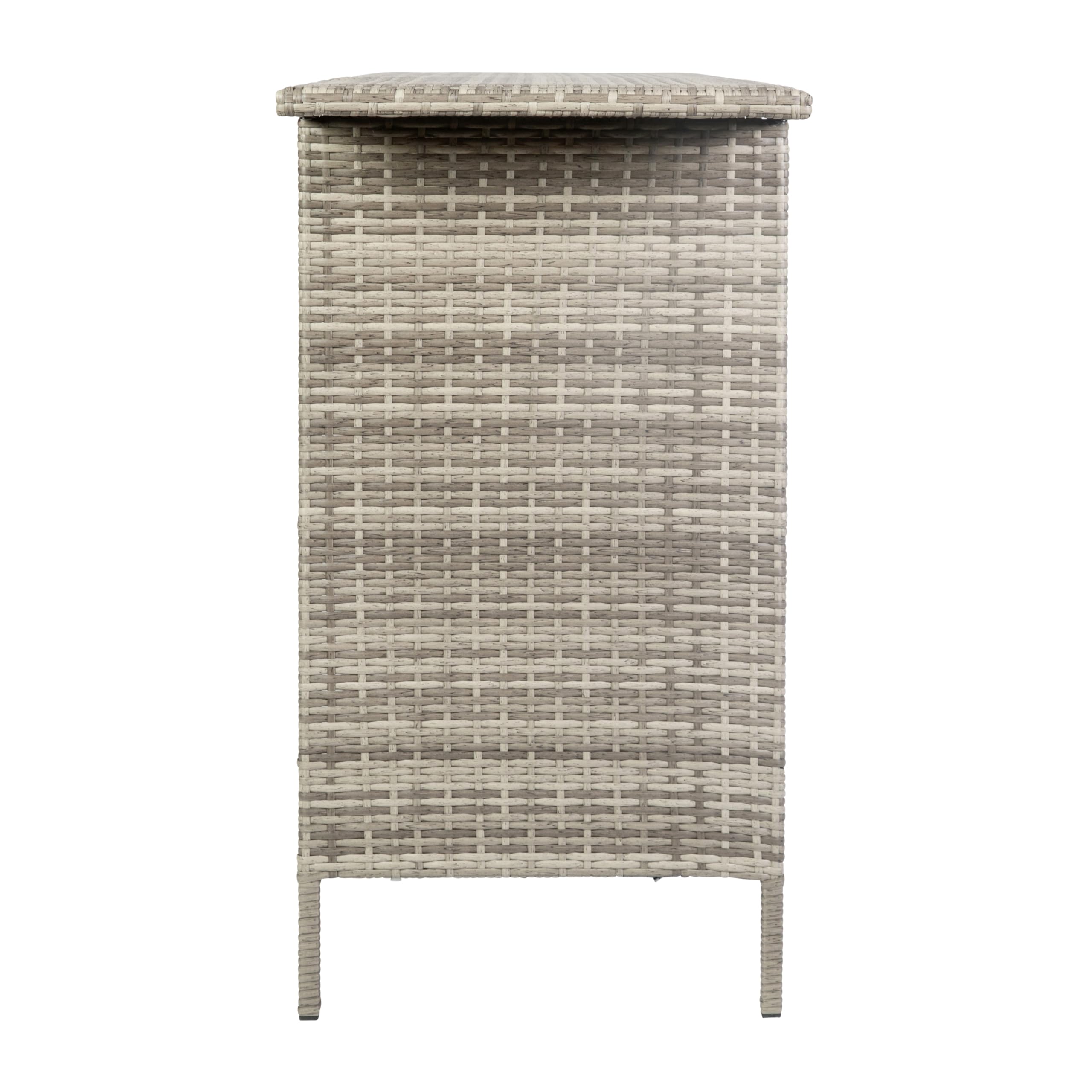 Indoor/Outdoor Wicker Rattan Bar Counter Table