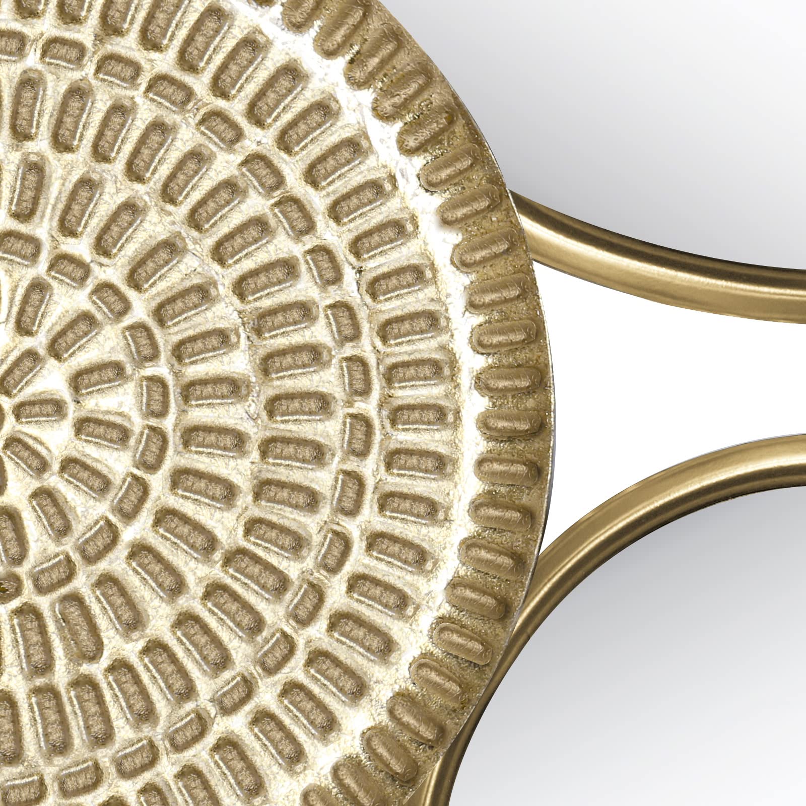 Metal Wall Mirror with Multi Circle Plates