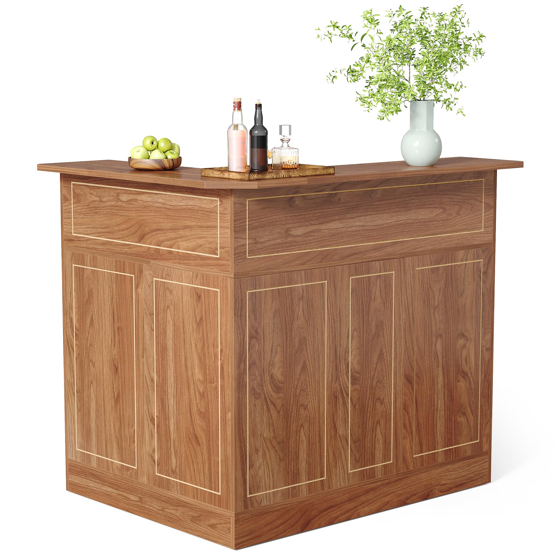 Bar Cabinet with Stemware Rack