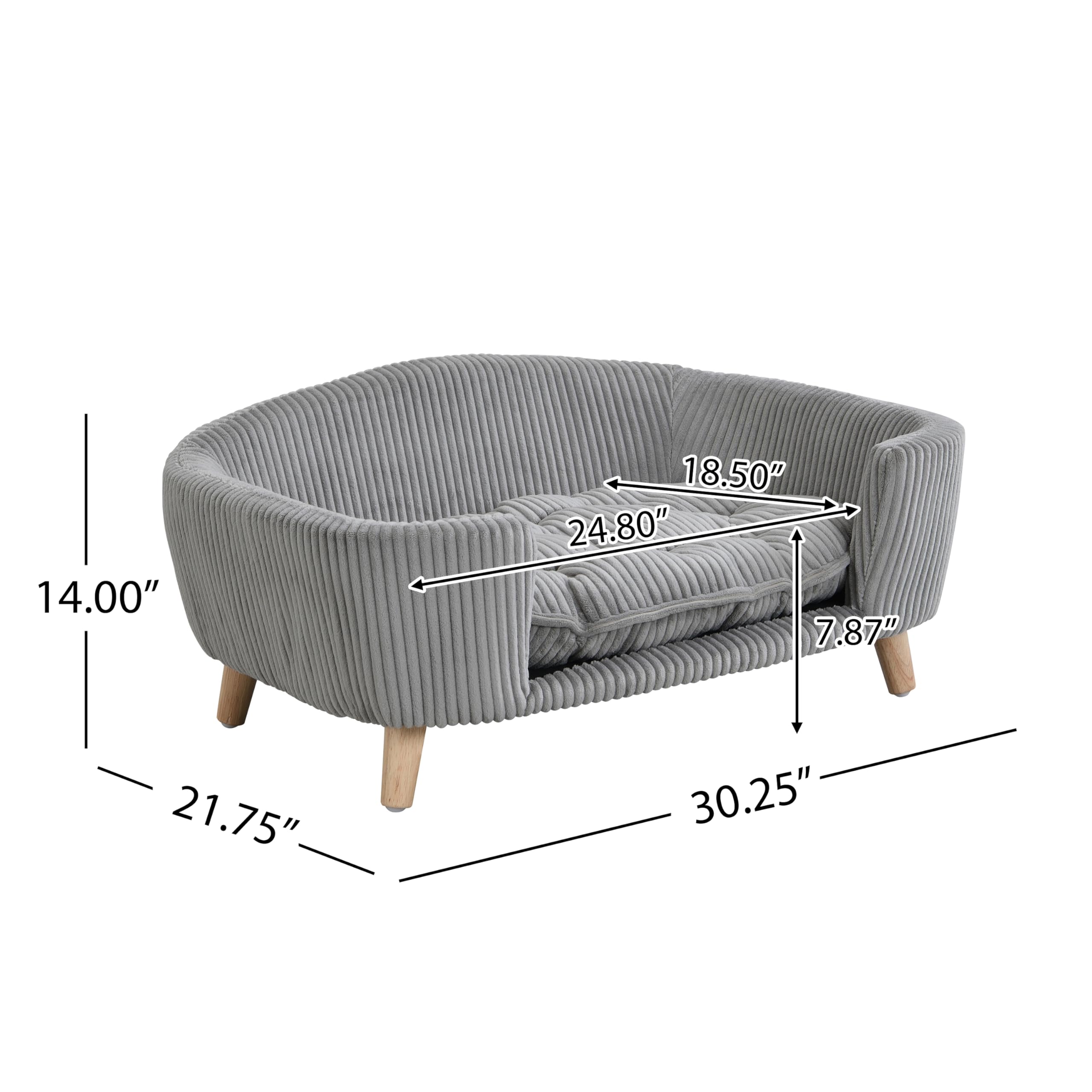 Elevated Orthopedic Dog Bed with Memory Foam