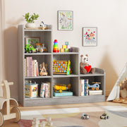 6-Cube Montessori Bookshelf & Toy Storage Organizer