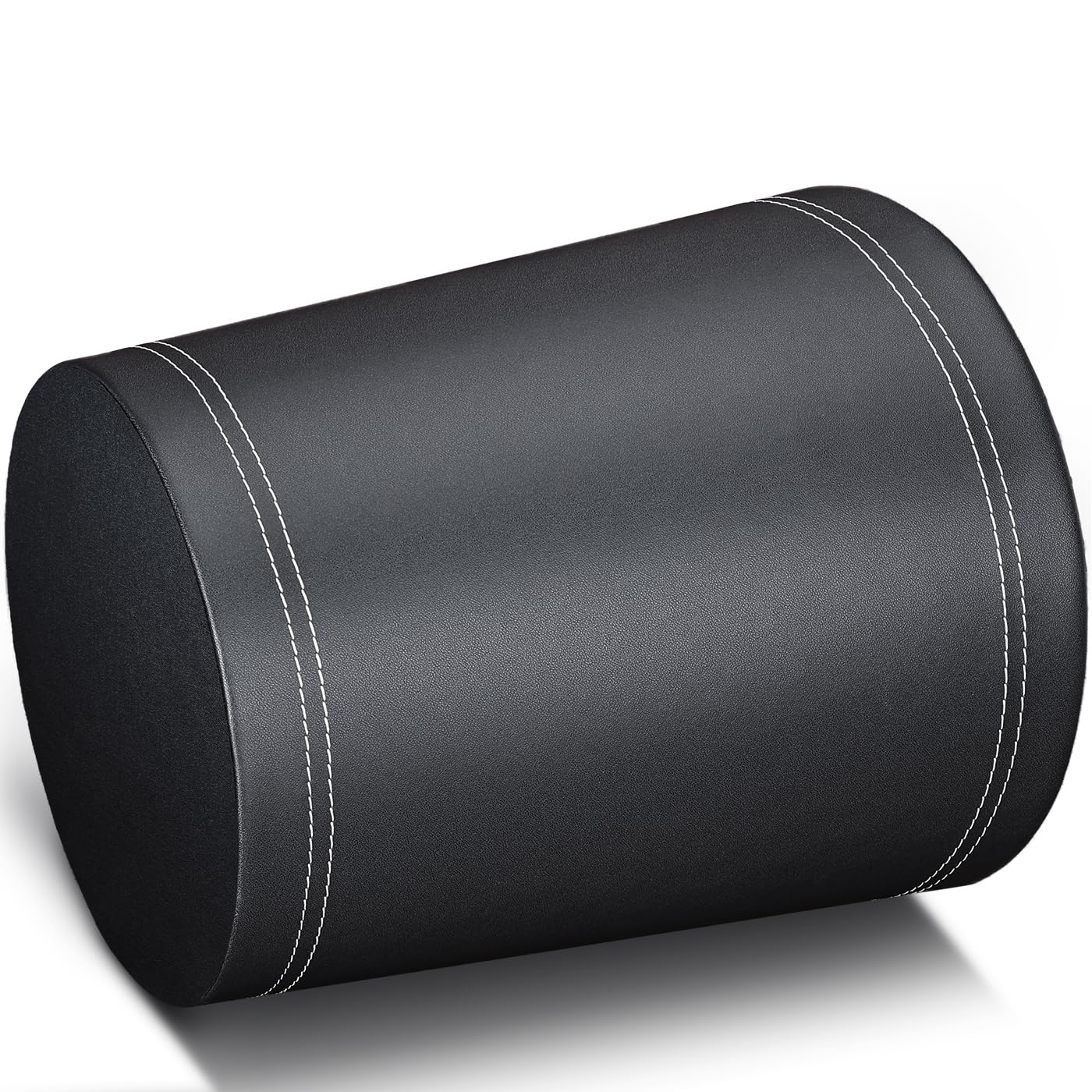 3 Pack PU Leather Office Trash Can Set